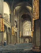 Pieter Jansz. Saenredam The nave and choir of the Mariakerk in Utrecht, seen from the west. Germany oil painting artist